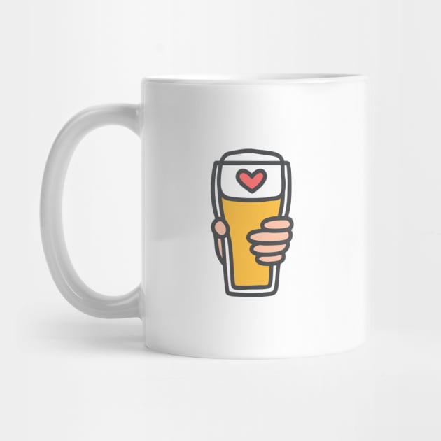 Beer Lover <3 by Ashleigh Green Studios